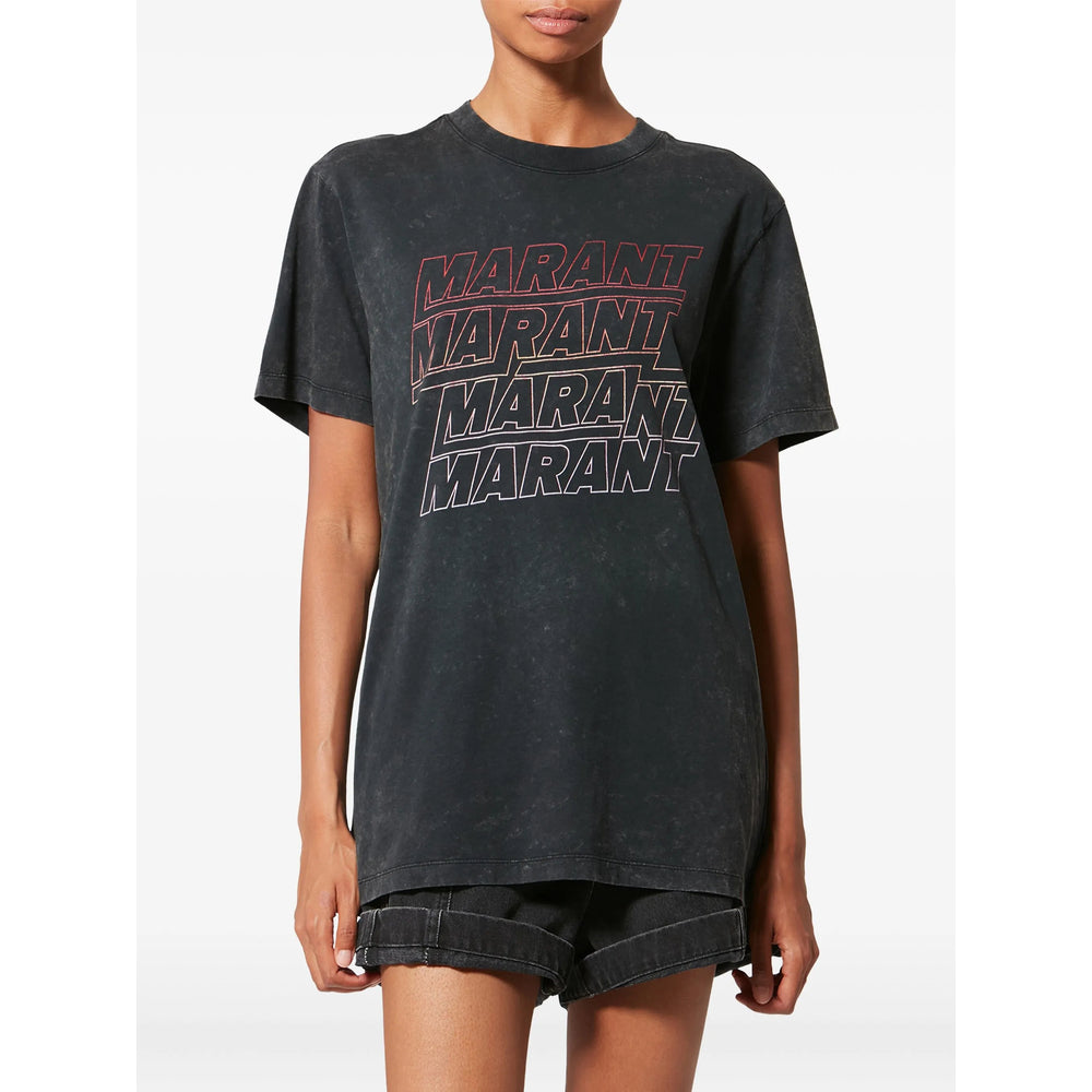 Marant ÉToile T Shirts - Black | 0aa352e66ba55b45bd276e4db2b762c610716efe