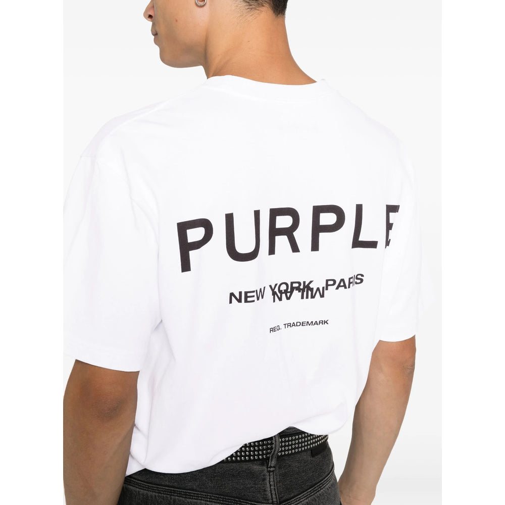 Purple Brand T Shirts - White/White | ee58aef6802ff8dae34d0bc7d016f96545effd28