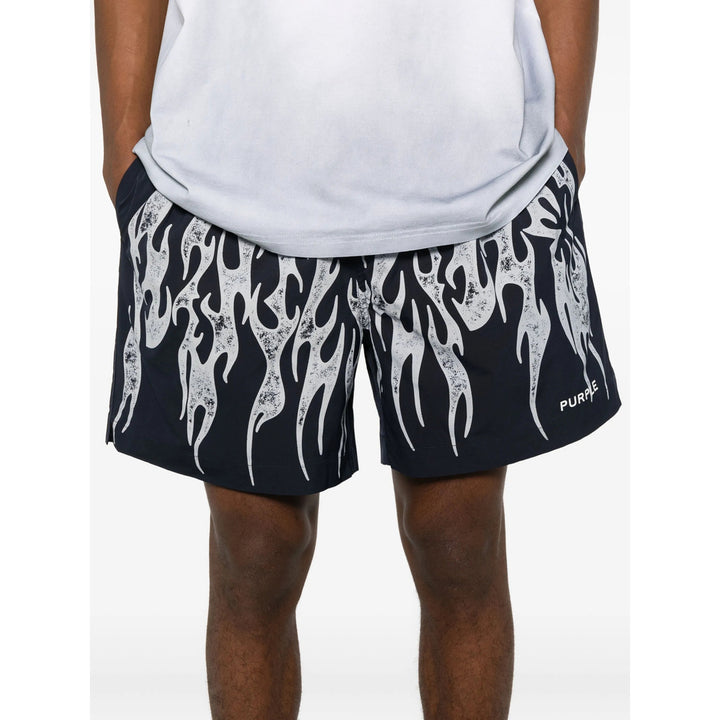 Purple Brand Shorts - Blue, White | dedf2fe76046185ad2c3179c4d1b207480f6bc21