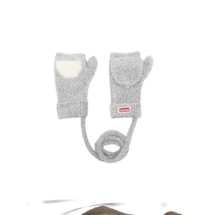 Kenzo Gloves - Gray, White | e217b009057d2e71a35a8867d272014b6a920af6