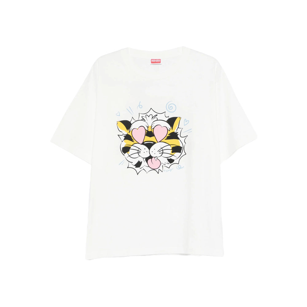 Kenzo T Shirts - White, Yellow | 4afabdefe8aa925b35cebf6caad0e979c2fd22ec