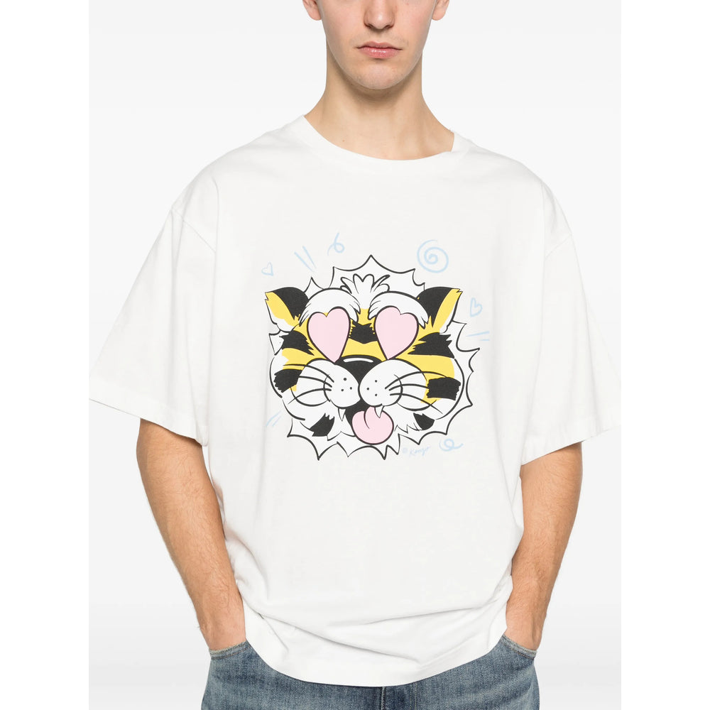 Kenzo T Shirts - White, Yellow | 661ffa9f96dc805a1ce3fb7fb29756068c6bd88f