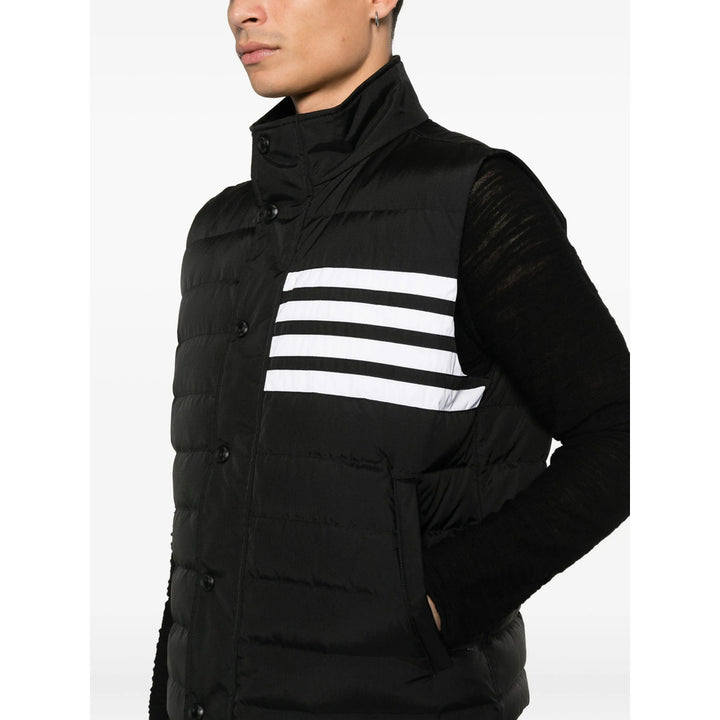 Thom Browne Outwear Waistcoats - Black | 746524de8126a144c2a272d8e29aee82e0c975ba