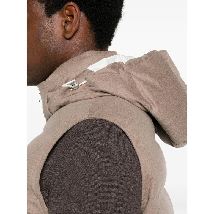 Brunello Cucinelli Outwear Waistcoats - Brown | 3e762399bcde440d0efaa0ff15f821406331003c
