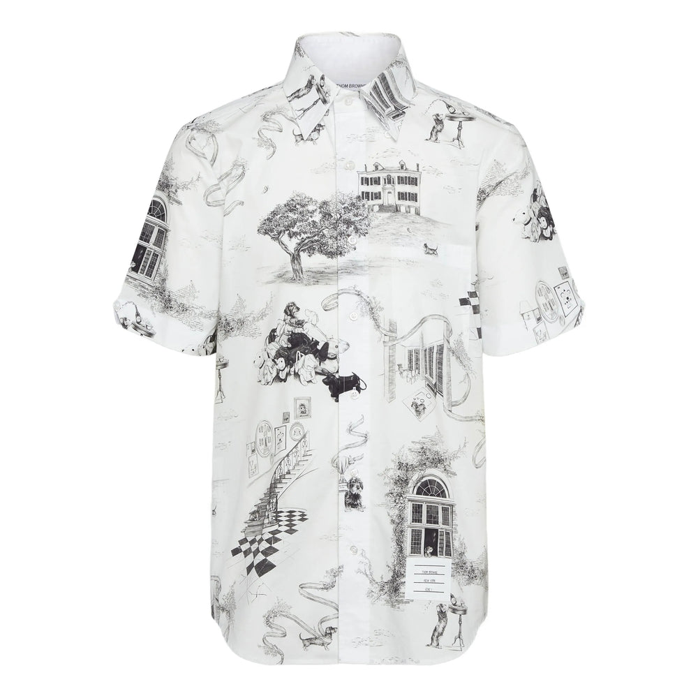 Thom Browne Shirts - White, Black | 3959f8505eafd426adbaf9810e5570487a68e826