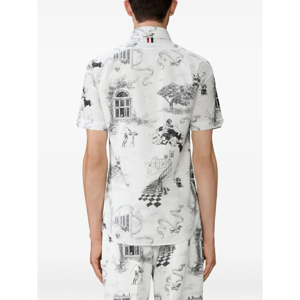 Thom Browne Shirts - White, Black | 98f9aa438448528aa84d59229a45cecf70f7115b