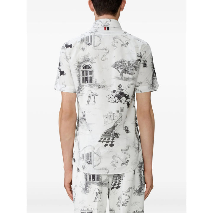 Thom Browne Shirts - White, Black | 98f9aa438448528aa84d59229a45cecf70f7115b