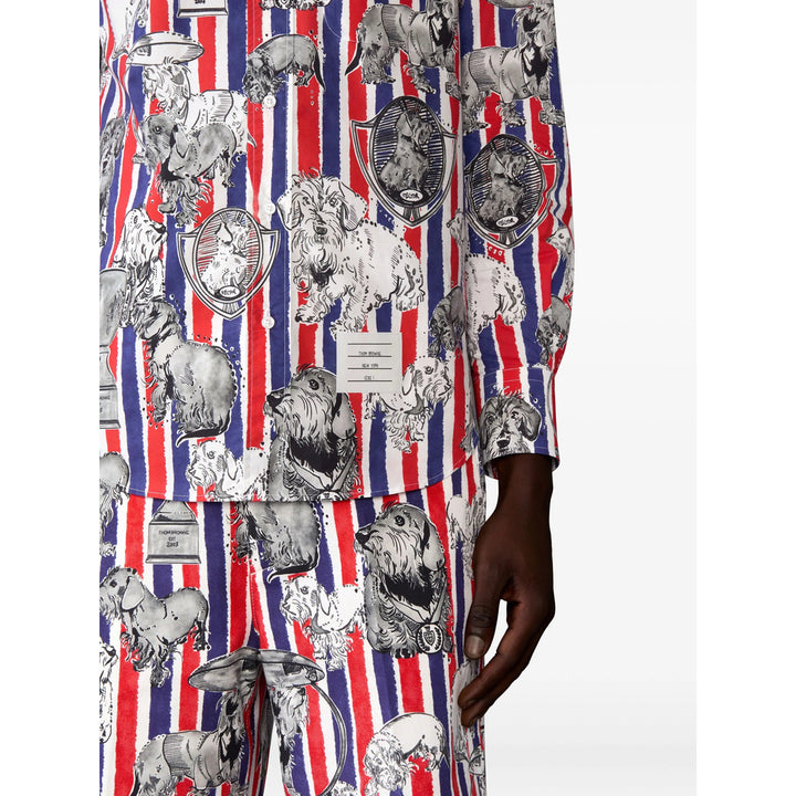 Thom Browne Shirts - Red, Blue | 8575906192418bc5fbbbe25f23cf400b2c9b2b44