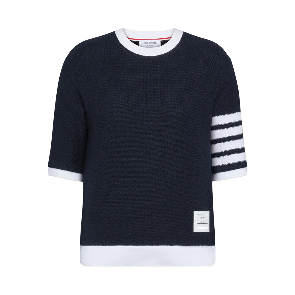 Thom Browne T Shirts - Blue, White | 90a9b9c9069b05575f87a18dc09105244438d18d