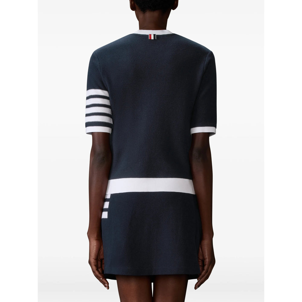 Thom Browne T Shirts - Blue, White | 8deef417053e0a3cb81ecb80c29d825bb143bd56