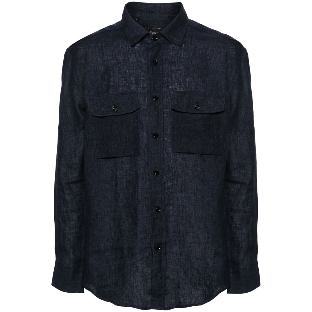 Brioni Shirts - Blue | 7e39a9516f042b1ac5c2957f2b35f1df916e2015