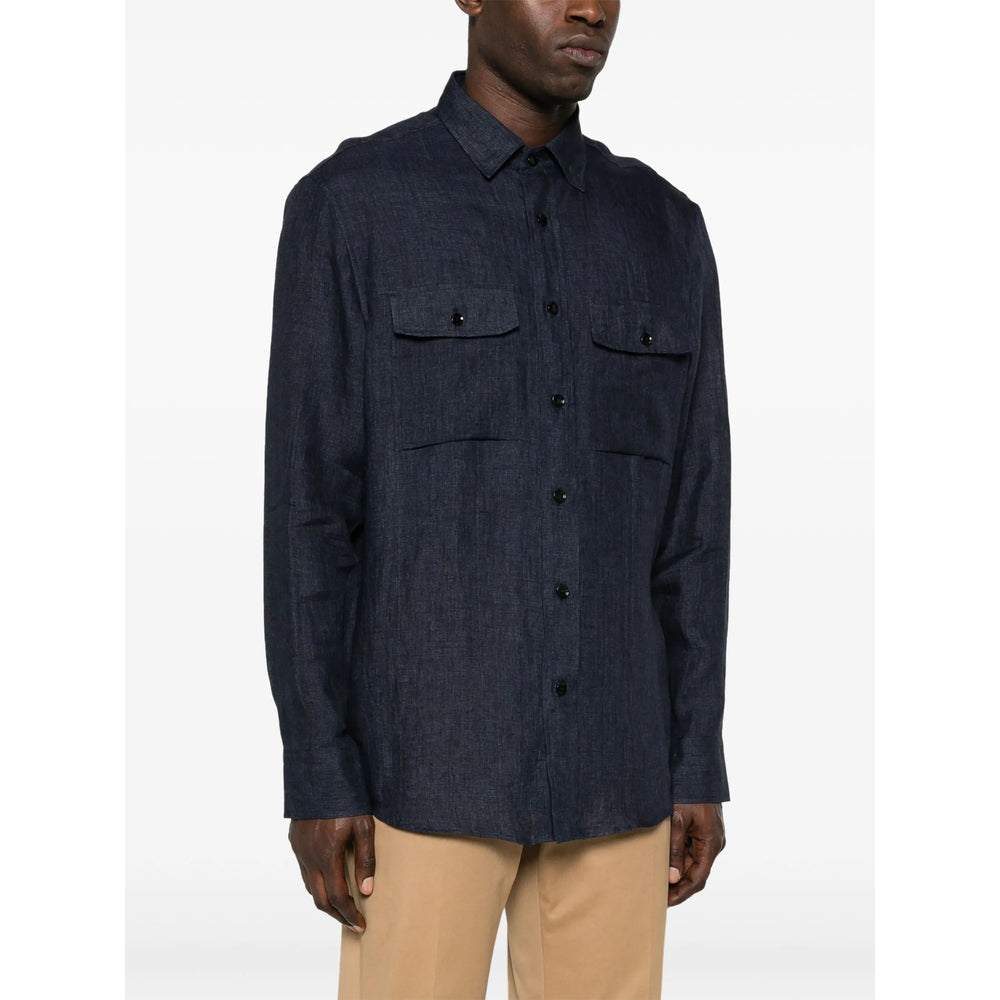 Brioni Shirts - Blue | 23f1e806665cd1690b2c0ecd4d801c77f12caa9e