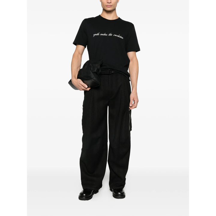 Ann Demeulemeester T Shirts - Black | 950a1cb4fa6d12e421abafa8fdd7894912d63ad6