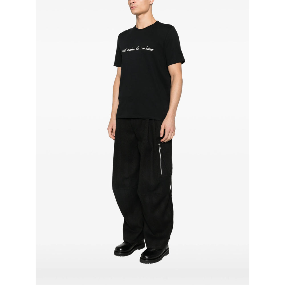 Ann Demeulemeester T Shirts - Black | 71aa49a3f924e15b50ed26d12c8cd9b5a740a699