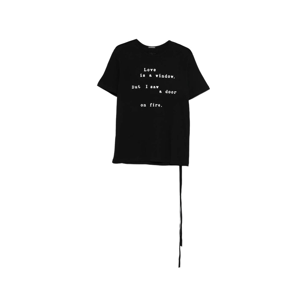Ann Demeulemeester T Shirts - Black | c1c7e6a672fb0a5bef5bccc66fa6745345a221da