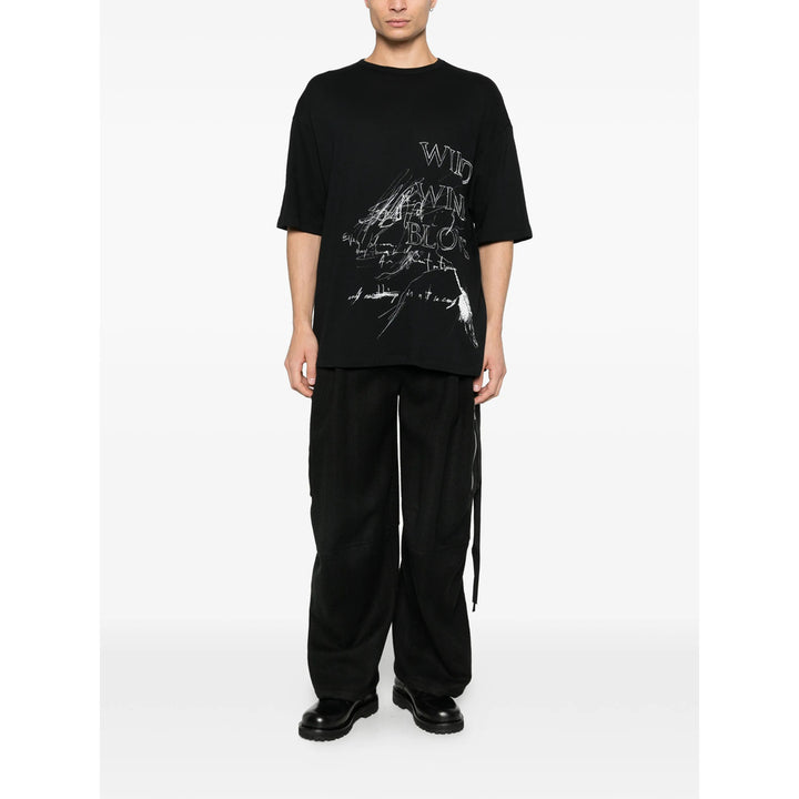 Ann Demeulemeester T Shirts - Black | 6a3a47671384081db9f07ac7ab20285839331011