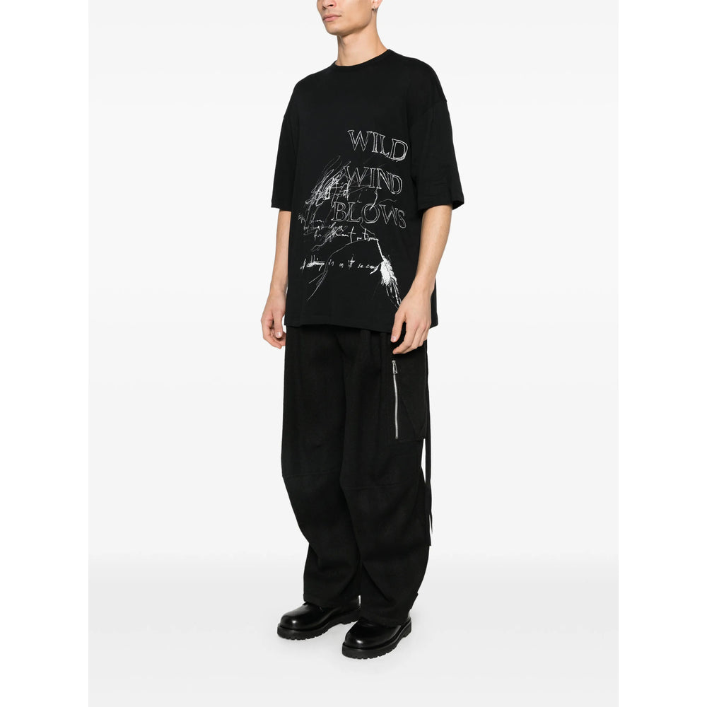 Ann Demeulemeester T Shirts - Black | b85178e112270e47c0e20849d7e5d9b6f983e11a