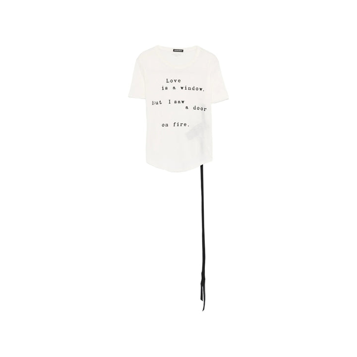 Ann Demeulemeester T Shirts - White | d85fd26695c4321684c12ae29be4419a78766390