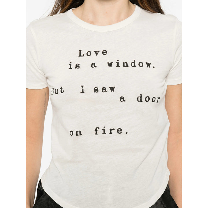 Ann Demeulemeester T Shirts - White | dd7d1b65c75f90a7dcc9266a7f20e8b258c3ee69