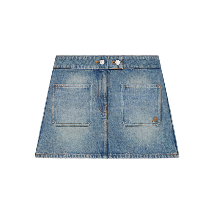 CourrèGes Skirts - Blue | 22ce27706b8897efd211402442d118a133249717