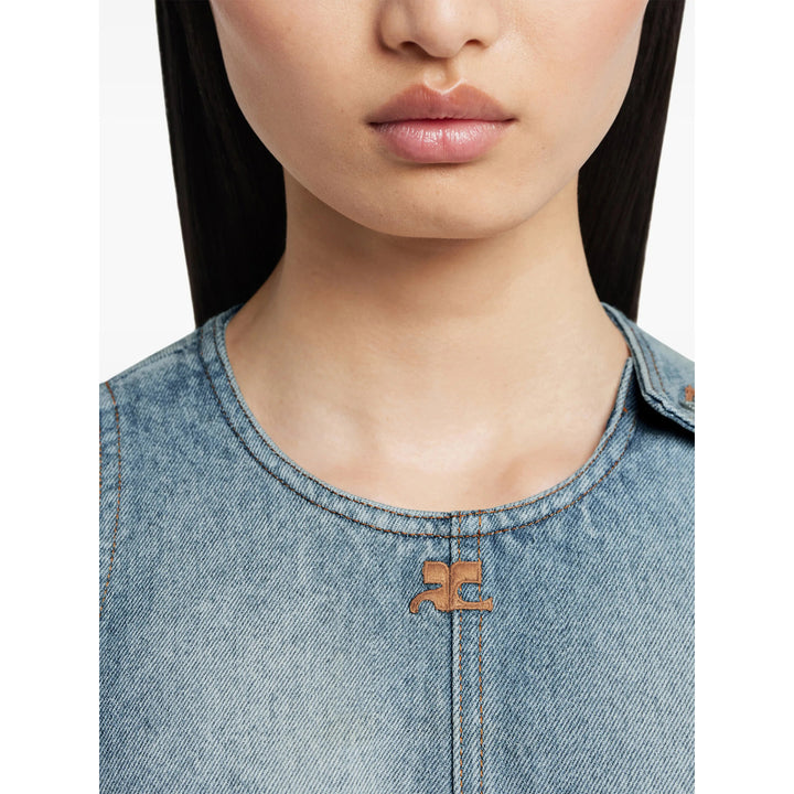 CourrèGes Dresses - Blue | 646834b7d8d14d3ecc01bdaf9bbc4d6405d487bf