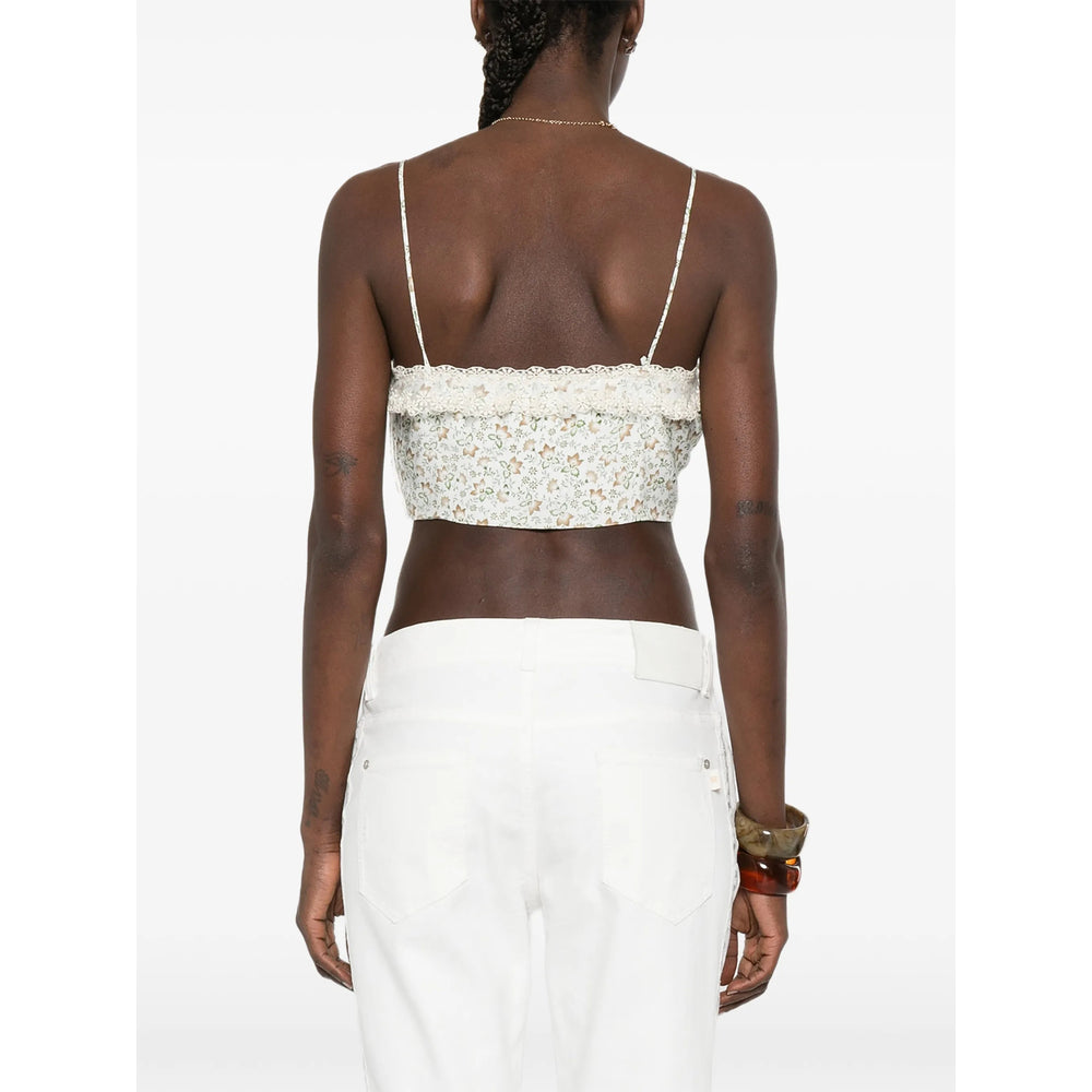 Ermanno Scervino Tops - Neutral, Green | 62b1939cbe471a8804dd838ed587ae78ea92995d