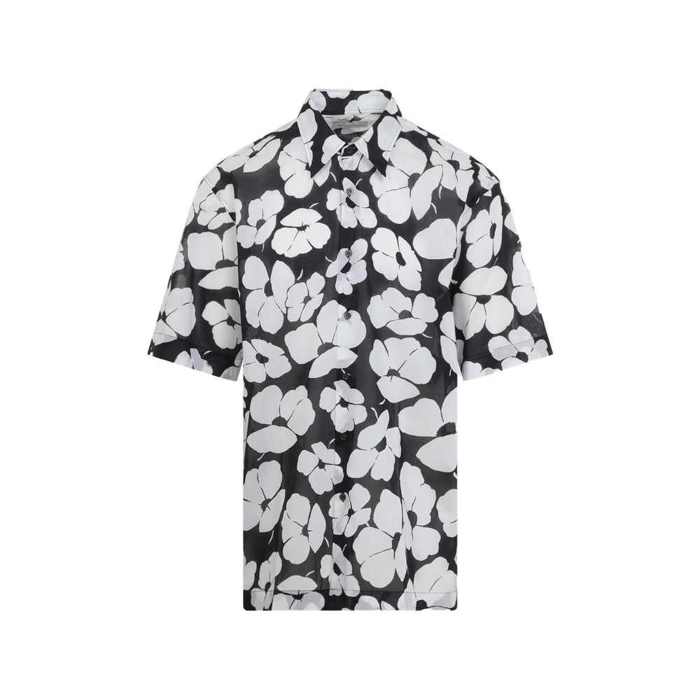 Dries Van Noten Shirts - Black, White | f039101388620f39192db4014d743c17533fe1e2