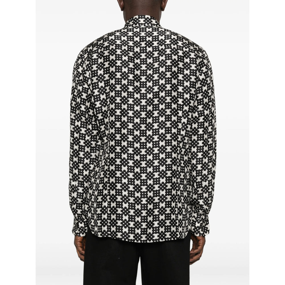 Dries Van Noten Shirts - Black, White | 1257b9026d4910058cab0827b68984fe651b3f19