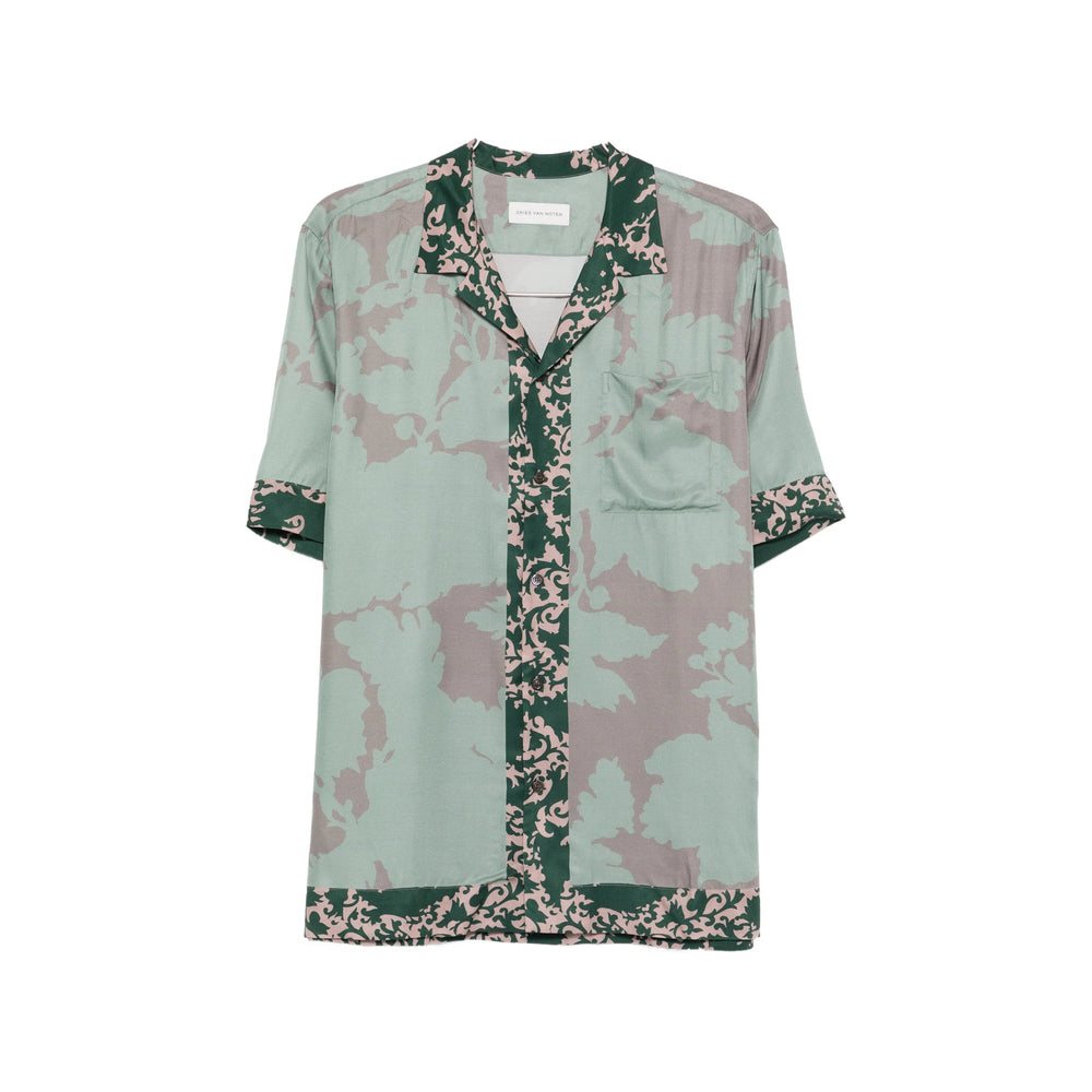 Dries Van Noten Shirts - Green/Grey | 75e1d21faaf4aa6f5c5e2a513c3876d036630fd6