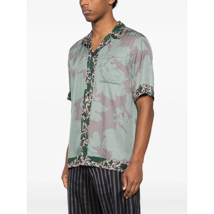 Dries Van Noten Shirts - Green/Grey | 8e9e53f26814bffc6db5095c4190163c6a4941ef