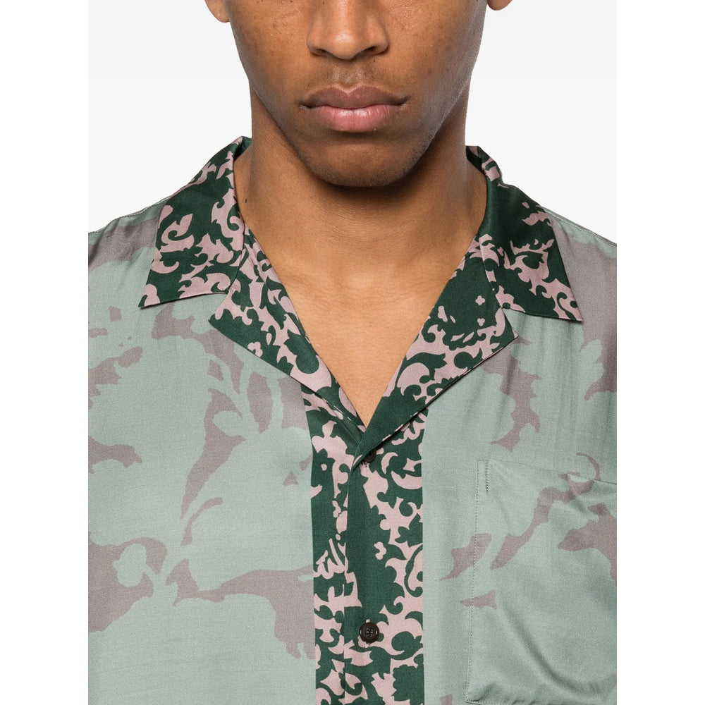 Dries Van Noten Shirts - Green/Grey | 7ebac7971368e837db828f881759e154f0074f54