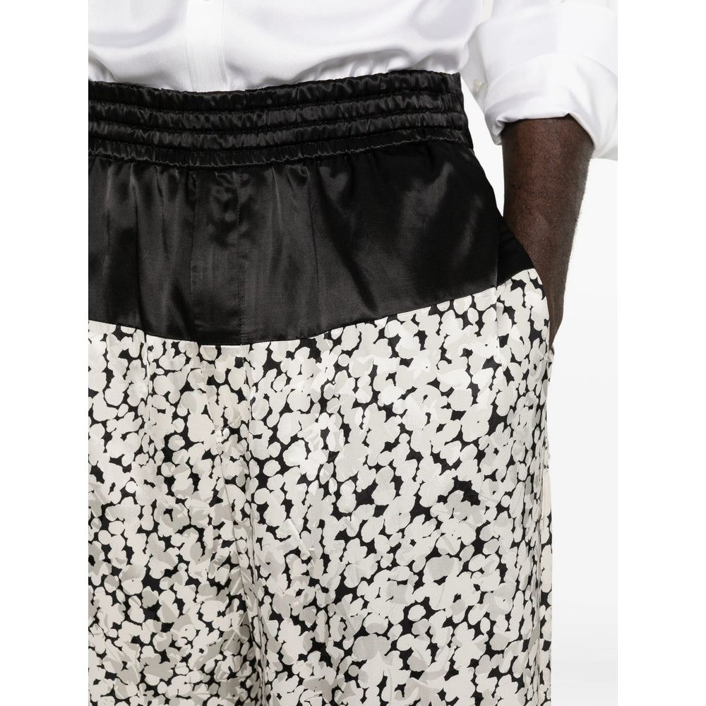 Dries Van Noten Pants - Black, White | 514d5936468c020537f8c39695c0da0669701d20