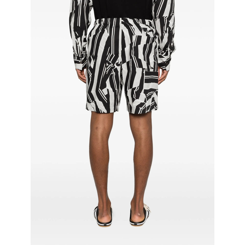 Dries Van Noten Pants - Black, White | f89102ea236b93c9e8bc01335ffeaa63fee57613