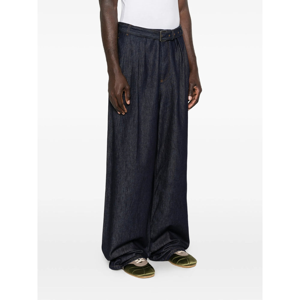 Dries Van Noten Pants - Blue | b2f3b575b8b9dceb75c6dbe6033df3ec1b6d2f0f