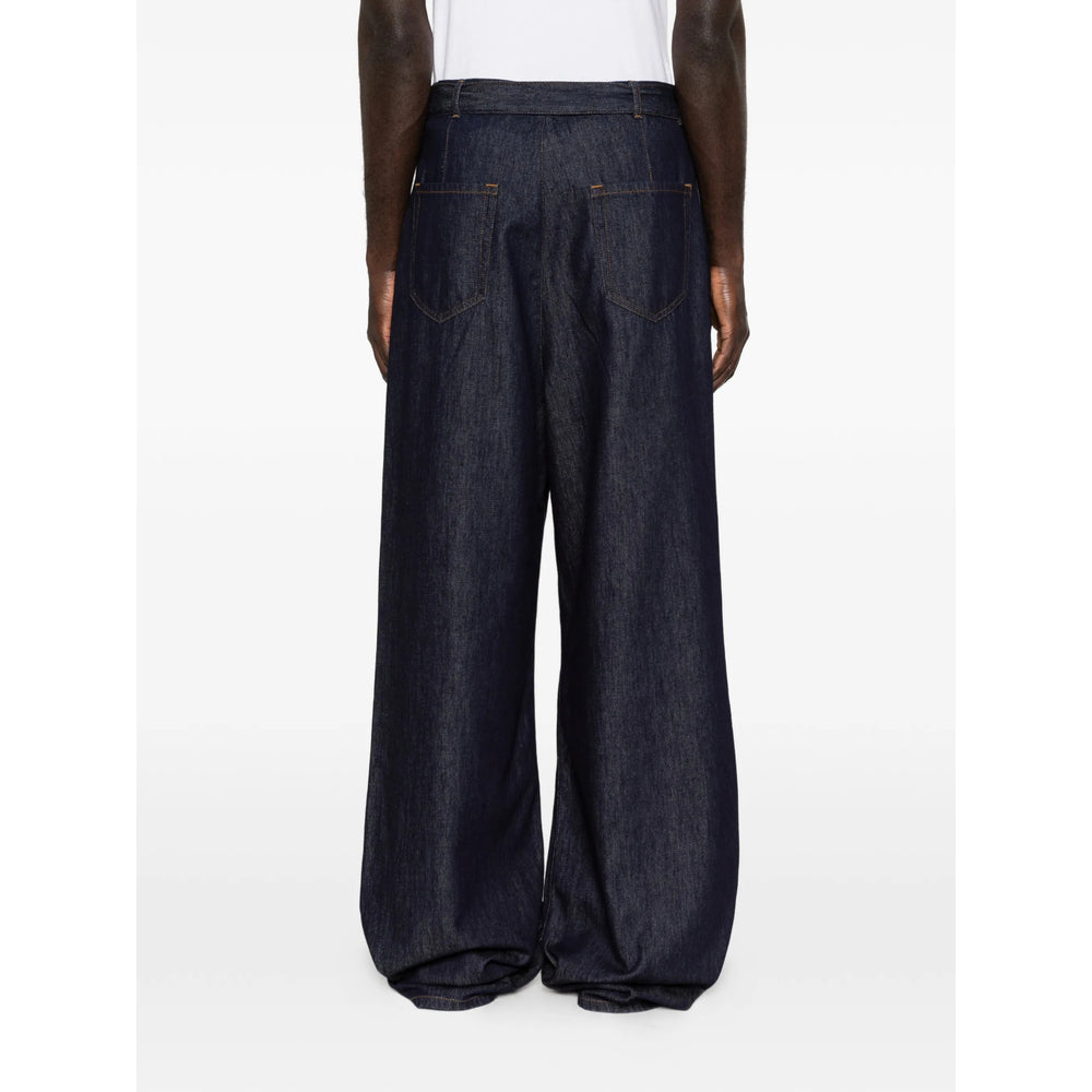 Dries Van Noten Pants - Blue | 257d56c3eab57d31edcc10e7fcf7a6d3b7ce48c1
