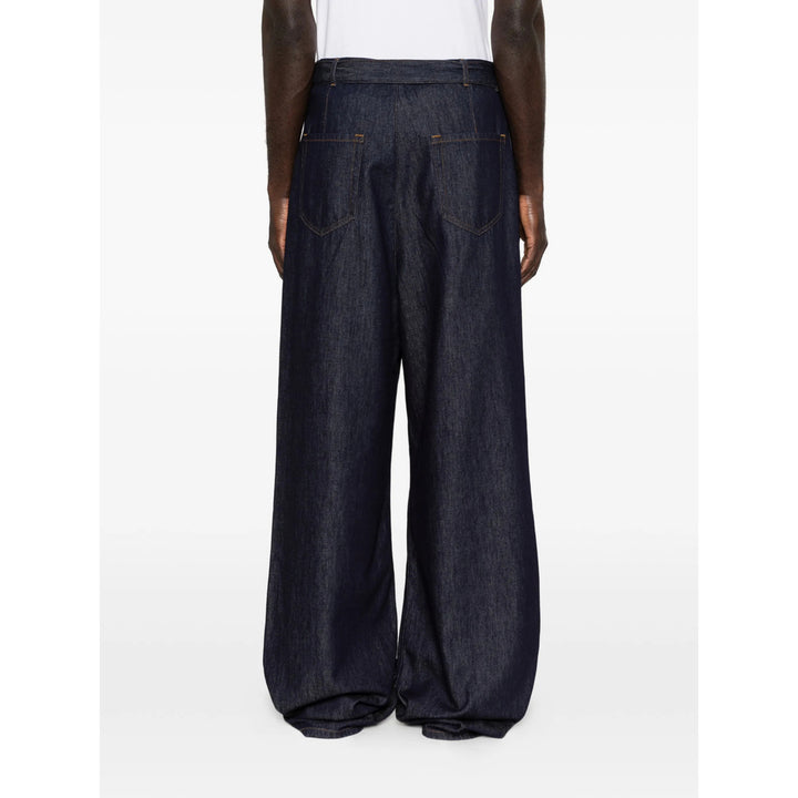Dries Van Noten Pants - Blue | 257d56c3eab57d31edcc10e7fcf7a6d3b7ce48c1