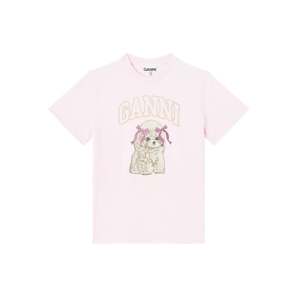 Ganni T Shirts - Pink | 5ee81162e1a754c5046d68da23117dd98480d7a1