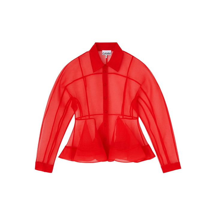 Ganni Shirts - Red | 052f9263113015bcc23c90520d80d5c6cc385c7c