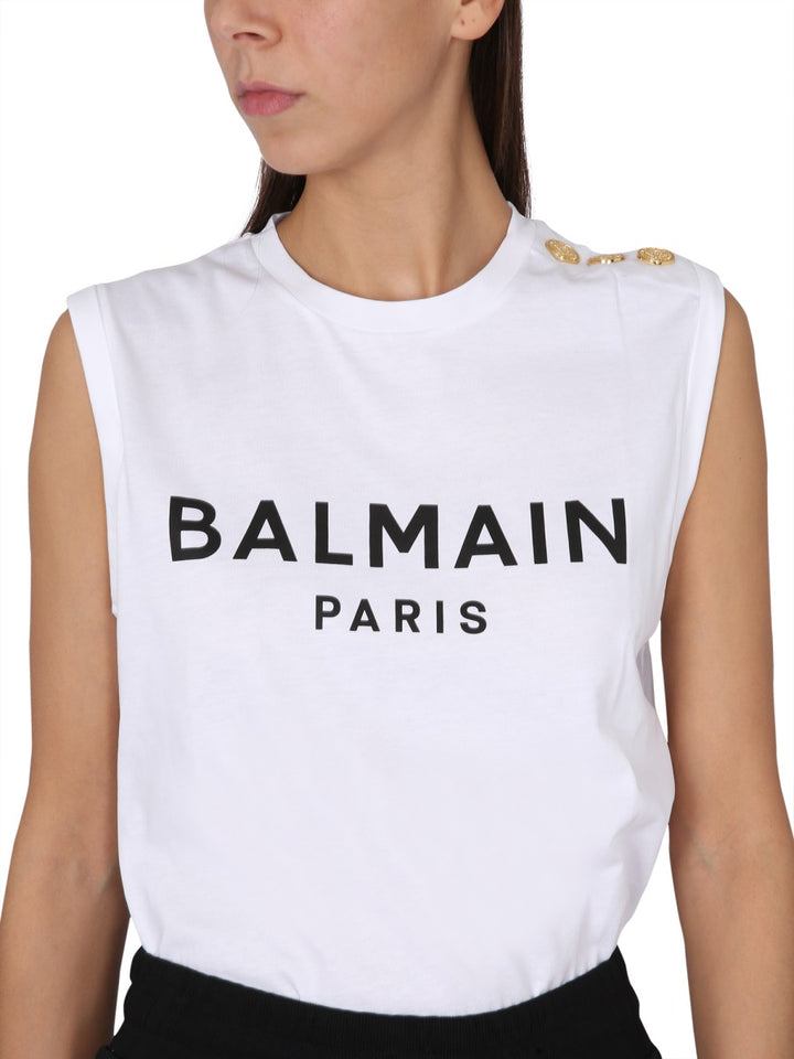 Balmain Tops - White | Wanan Luxury