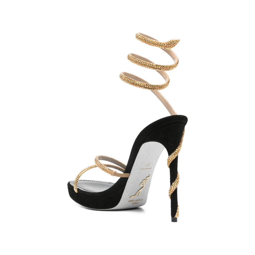 René Caovilla Shoes - Gold, Black | 462ebde941c0802fb6390ce5c8eeffc5ccbe8c0a