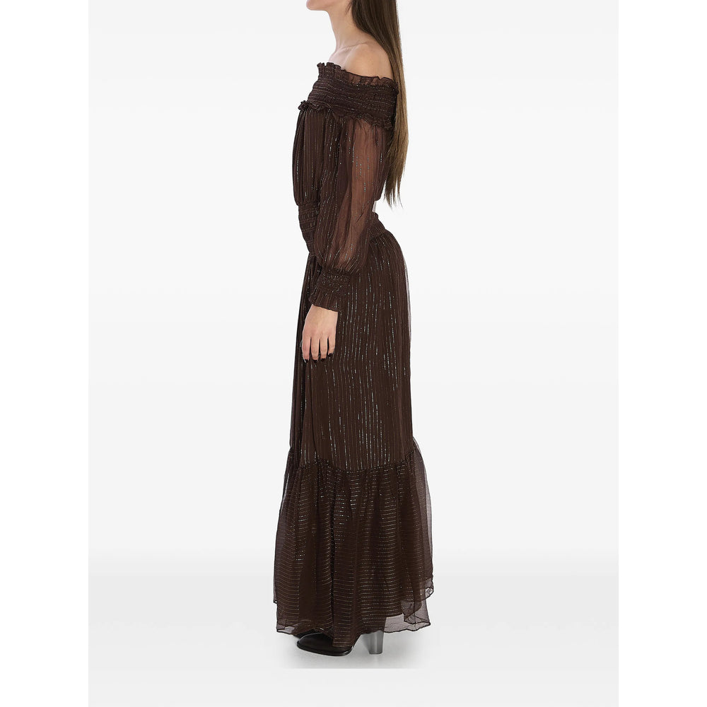 Self-Portrait Dresses - Brown | 4733d998eb7bf990cdcfad3a7e72923310dfd7dc