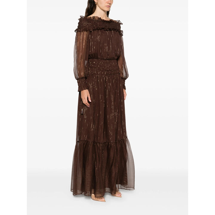 Self-Portrait Dresses - Brown | ad10a3b3d58677046e80c13d4336d7092b1ec2d7