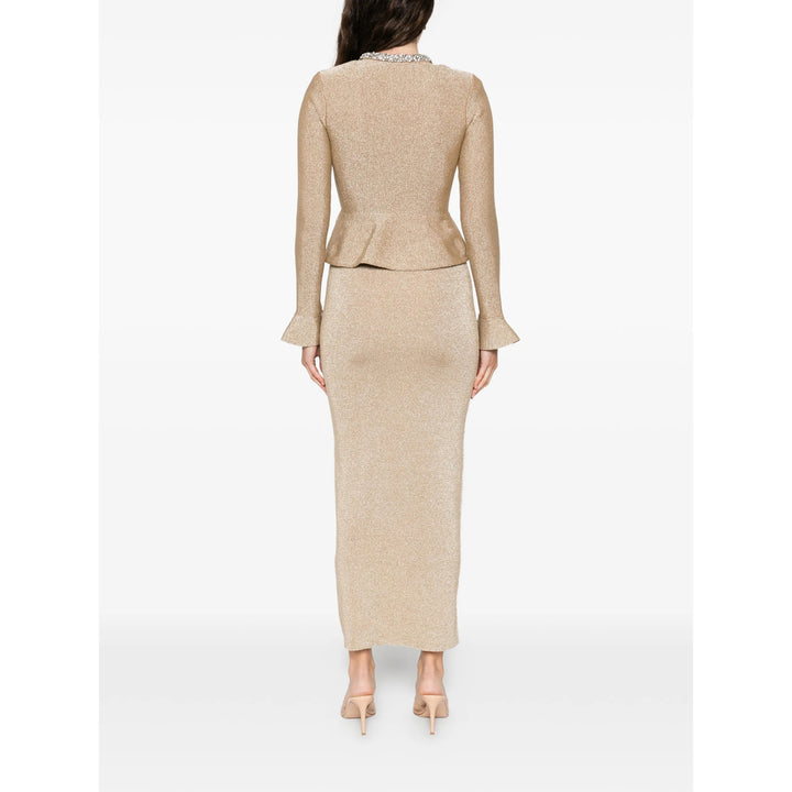 Self-Portrait Dresses - Gold | d8c82cc504c9c3e2aeecd9d2976ddcf87f7f9e95