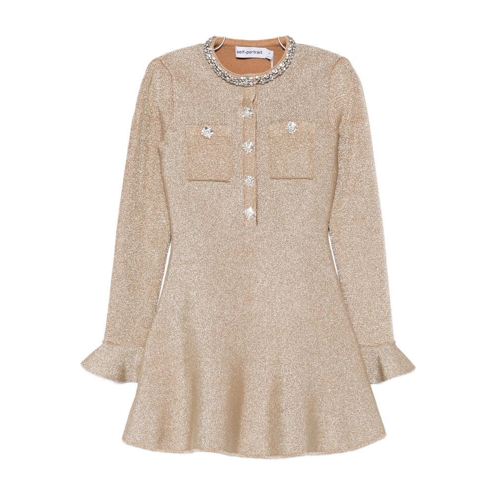 Self-Portrait Dresses - Gold | 37cd8fb16d490b5f6bc0aeb505509196d7f9dd35