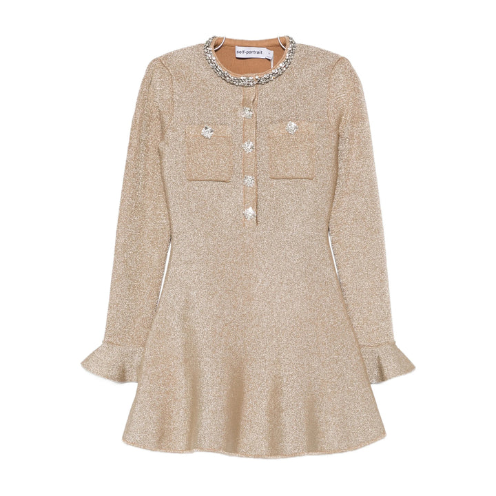 Self-Portrait Dresses - Gold | 37cd8fb16d490b5f6bc0aeb505509196d7f9dd35