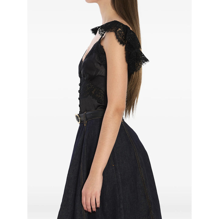 Self-Portrait Tops - Black | f383d6e17ac73bb5a55b950aa1ca271669e77745