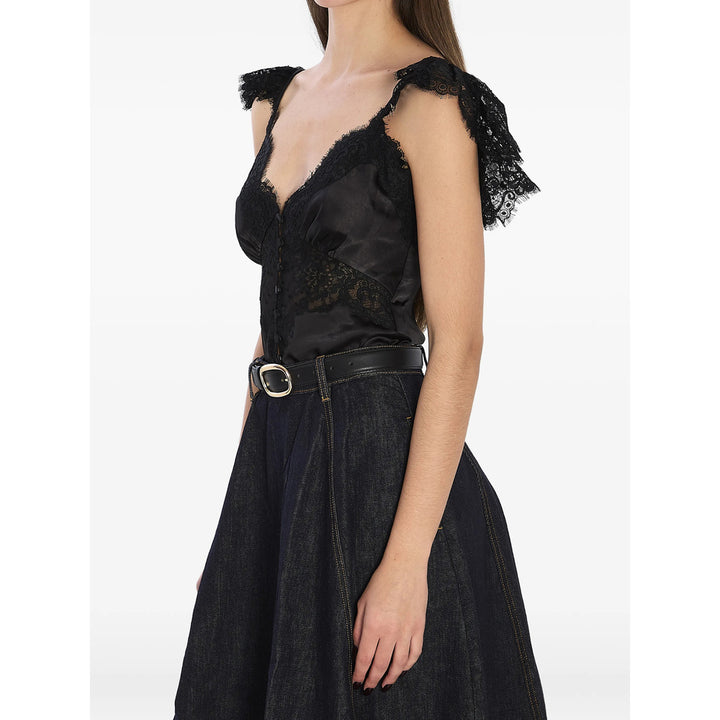 Self-Portrait Tops - Black | 2e8501594450a023e978ca93220c02659d0ce89c