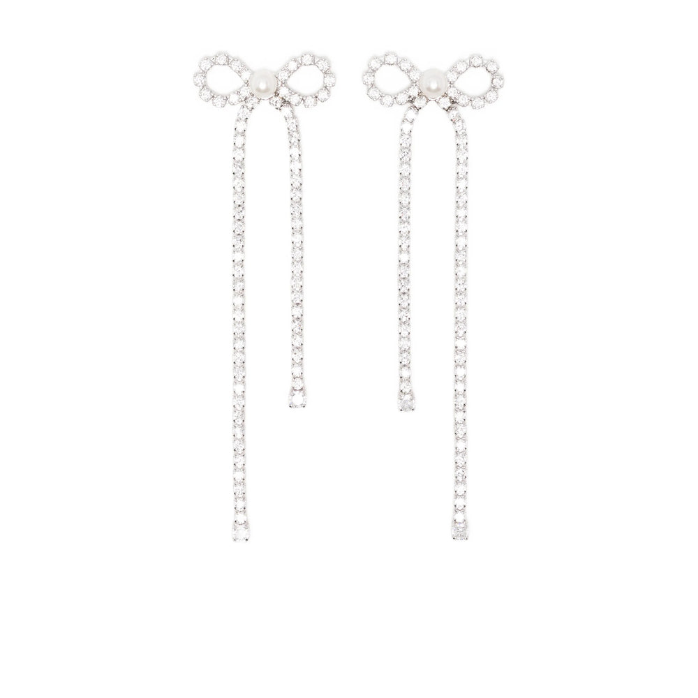 Self-Portrait Jewellery - Silver, White | 8534b6ee30ff7057e0892bfafee6eac147c4ffc1