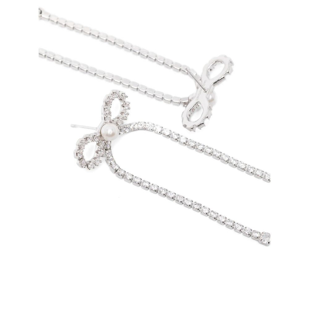 Self-Portrait Jewellery - Silver, White | 7e17371200a7a0076a7e0e325f7195a4a1e6eacf