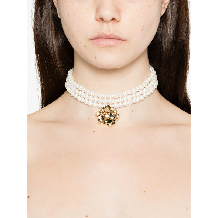 Self-Portrait Jewellery - White, Gold | 7022ab8fab607d95c243adcada8f4ccb735ce931